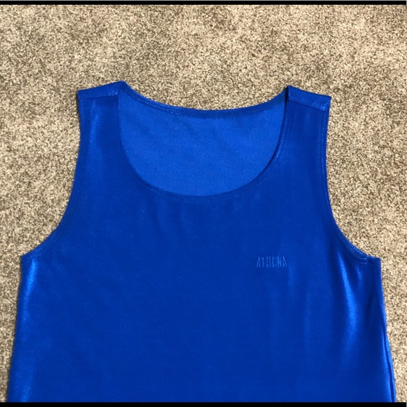 Athena Collection Dress Size S Royal Blue Stretchy Summer Colorful - Picture 6 of 10